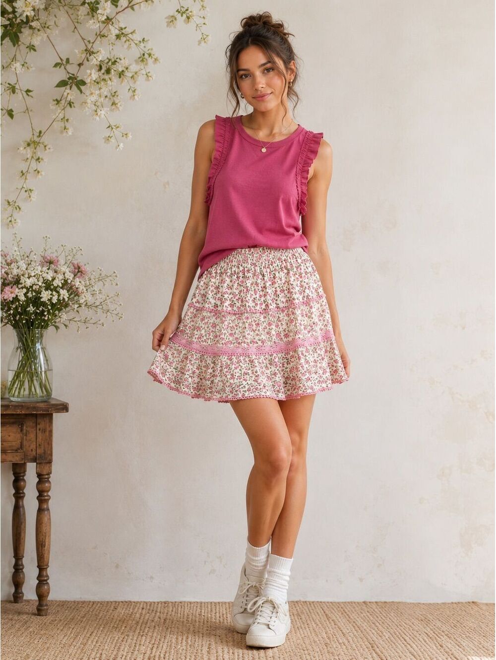 LoveShackFancy Diamond Skirt